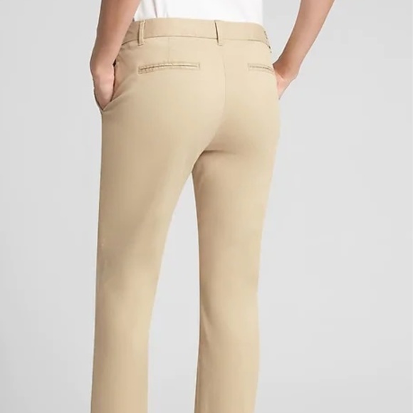 NWT Gap Slim City Twill Pants 6 Black v769 - Picture 2 of 3